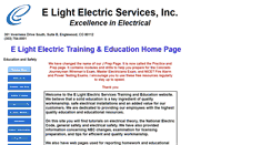 Desktop Screenshot of elighttraining.com