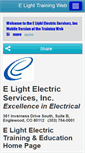 Mobile Screenshot of elighttraining.com